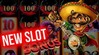 New Slot 2021! HAPPY MARIACHI Slot Machine Bonus |  $1,000 Challenge To Beat The Casino ! EP-15