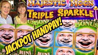 MOM GETS MOONED FOR A JACKPOT HANDPAY!