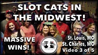 HUGE WINS!  VLOG Midwest Meow Mixer (3 of 5) AMERISTAR  SLOT PLAY