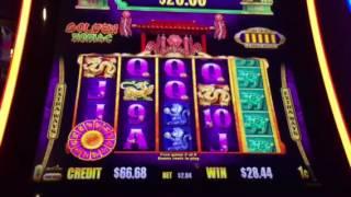Gold Stacks Golden Zodiac Slot Machine Free Spin Bonus #2 & Progressive New York Casino Las Vegas
