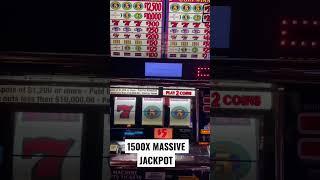 $15,000 MASSIVE Jackpot #slots #shorts #highlimit #casino #njslotguy