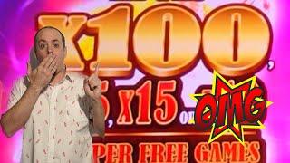 SHOCKED 100x Multiplier SUPER FREE GAMES! LAMP of DESTINY