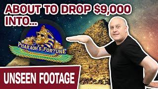 $9,000 Into Pharaoh’s Fortune?!!  $100 Slot Spins Make Me NERVOUS!