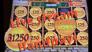 • Vegas Live Stream - $2000 (2) Handpays Live