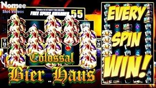 Colossal Bier Haus Slot Machine - Min Bet - HUGE "COLOSSAL" WIN!!
