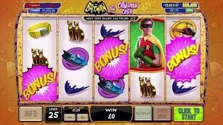 Batman & Catwoman Cash from Playtech - Cat Burglar Bonus & Free Games!