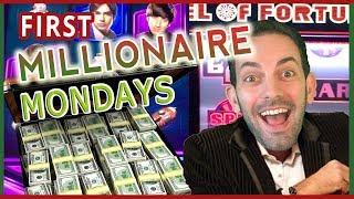 MILLIONAIRE MONDAYS   Top Prize of $1000000  Big Bang Theory & Wheel of Fortune Slot Pokies