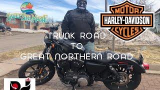Cruising the Streets of Sault Ste. Marie on My 2016 Harley Davidson Iron 883