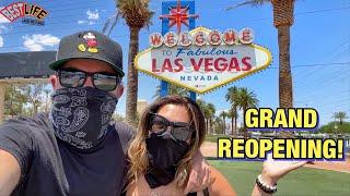 Las Vegas Grand Reopening Tour! New Safety For Rooms, Pools & Casinos +What’s Open & More! June 2020