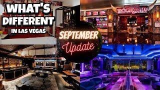 What's Different in Las Vegas? September Reopening Update!  Hotels, News, and More!