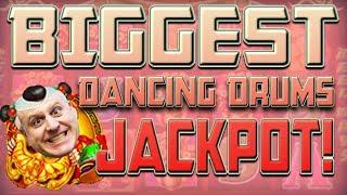 MY BIGGEST JACKPOT EVER! on Dancing Drums  $88 BONU$  | The Big Jackpot