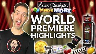 BIG Wins + BEST Moments  ⪼ World Premiere Brian Christopher's Pop’N Pays More  Plaza Las Vegas
