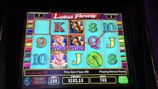 *TBT* Lotus Flower Slot Machine Free Spin Bonus #2 Coeur d'Alene Casino