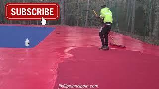 FOLLOW YOUR DREAMS IN 2021!! I DID & BUILT A PRIVATE RESORT!! COURTS GETTING PAINTED!!