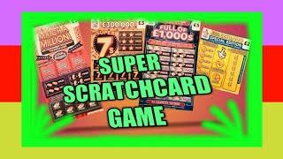 SCRATCHCARDS...THURSDAY..LUCKY LINES..£500 LOADED..HOT £50