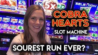 BONUS! Heartbreaking Session on Cobra Hearts Slot Machine!