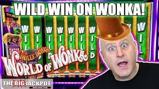 World of Wonka Slots BONUS WIN! Go BIG or Go BUST! | The Big Jackpot