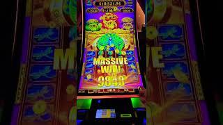 MASSIVE WIN on the BAGS Slot Machine  #shorts