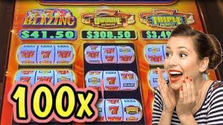 This Hot Shot Triple 7's Bonus was INSANE! Huge Max Bet Bonus win 100X | Slot Video