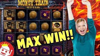 MONEY TRAIN MEGA WIN!  PLAYER LANDS 20,000X MAX WIN!