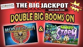 DOUBLE BIG JACKPOTS on "Montezuma" & "Money Storm" | The Big Jackpot
