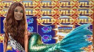 Ocean Magic GRAND slot  Slot Queen bets BIG on Advantage play