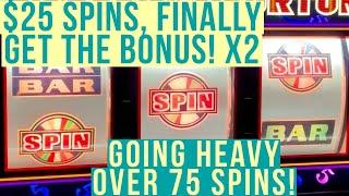 Old School Slots Presents: All $25 Spins 5 Line Wheel of Fortune & Finally Get The Bonus Wheel Spin