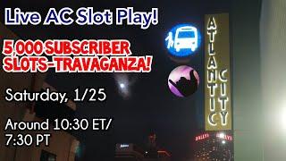 BIG SPIN on $10 WOF + To the TOP on Firelink! AC Live Slot Play - 5,000 Subscriber Slots-travaganza!