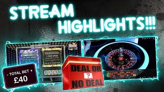 £40 DHV Bonus!! Crazy Casino ACTION!!! StreamHighlights!