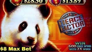 Someone Hit a $239,408.12 JACKPOT! FuPanda Slot Machine $8 Max Bet Bonus | Double Jackpot Slot Play