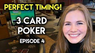 AMAZING RUN! 3 Card Poker! Perfect Time To Increase My Bets! Up To $300 A Hand!