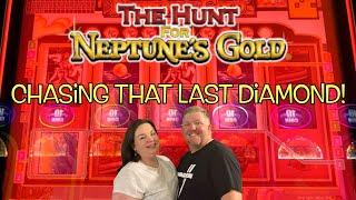 CHASING THAT LAST DIAMOND on The Hunt for Neptune's Gold! So many RED SCREENS!