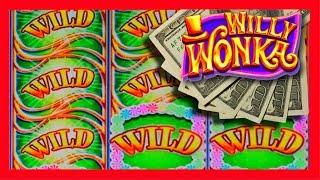 The Most Chocolate Riverboat Rides Ever! BIG WINS  Wonka Slot Machine Bonuses  SDGuy1234