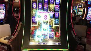 $100 BUY A BONUS Acorn Pixie Slot Machine Excalibur Casino Las Vegas