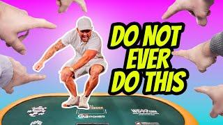 Do Not EVER Do THIS at the Poker Table  | Poker Tips For Beginners #shorts