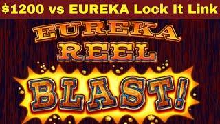 When Slots DON'T PAY Anything ! $1200 vs EUREKA Lock It Link Slot Machine | Loteria Lock It Link