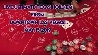 Live Ultimate Texas Hold’em from the El Cortez in DTLV! CRAZY ENDING! $200 BET!!