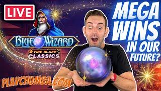 LIVE  MEGA Wins In Our Future?!  Blue Wizard  PlayChumba.com
