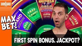 1st Spin BONUS  How about a Jackpot too??  Watch & See! ️  BCSlots