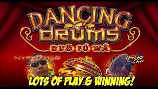 DANCING DRUMS Slot Bonuses NICE WINS!