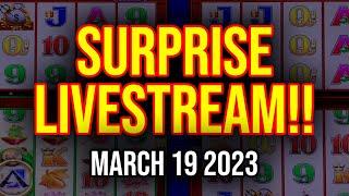 SURPRISE SLOT LIVESTREAM!! March 19th 2023