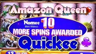 Amazon Queen Slot Machine - Bonus with Re-Trigger - Quickee