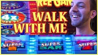 LIVE HIGH LIMIT PLAY Walk About in San Manuel Casino  Slot Machine Pokies w Brian Christopher