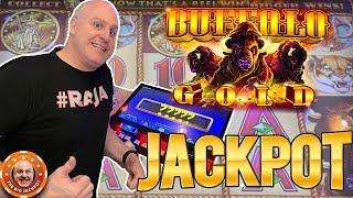 MY 1ST TABLETOP JACKPOT on Buffalo Gold Slots! BIG WIN!