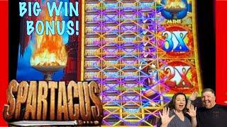 FINALLY A BIG WIN FROM SPARTACUS AND LIL RED! COLOSSAL REELS PAID OFF! #bigwinbonus