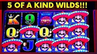 ALMOST 200X BONUS WIN *5 OF A KIND WILDS* On More More Chilli Slot Machine
