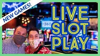 WE’RE BACK!  LIVE SLOTS FROM THE CASINO