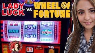 Lady Luck vs. WHEEL OF FORTUNE Slot on Royal Caribbean!