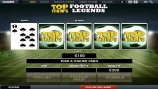 FREE Top Trumps Football Legends  slot machine game preview by Slotozilla.com