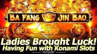 Ladies Brought Luck! Ba Fang Jin Bao Abundant Fortune and Various Konami Slots at Soboba and Yaamava